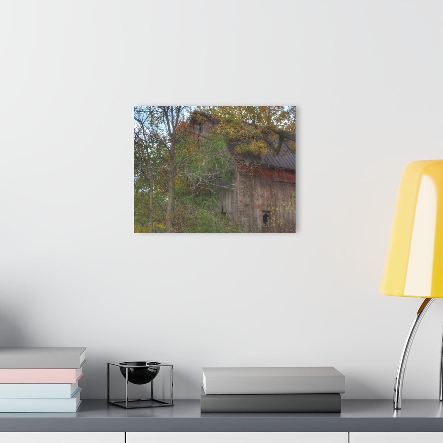 U R There Photography Annie's Barn I Rustic Farmhouse Acrylic Wall Print