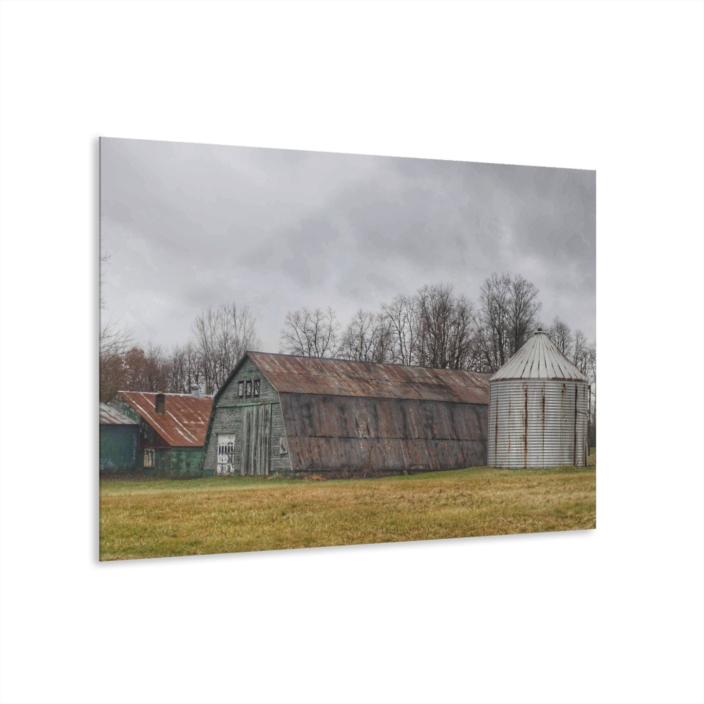 U R There Photography Hough Road Green Quonset I Rustic Farmhouse Acrylic Wall Print