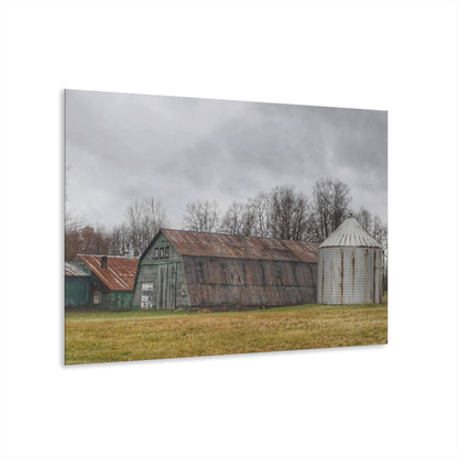 U R There Photography Hough Road Green Quonset I Rustic Farmhouse Acrylic Wall Print