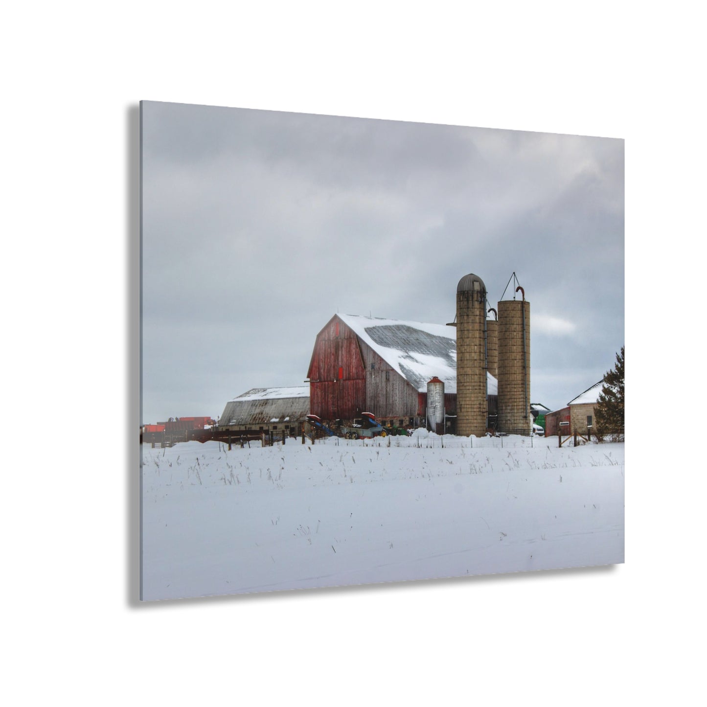 U R There Photography Five Lakes Farm II Rustic Farmhouse Acrylic Wall Print