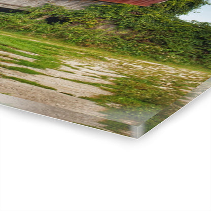 U R There Photography Grey Road Rusted I Rustic Farmhouse Acrylic Wall Print