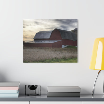 Barn Boutique Modern Farmhouse Acrylic Wall Print| Brown City Red I