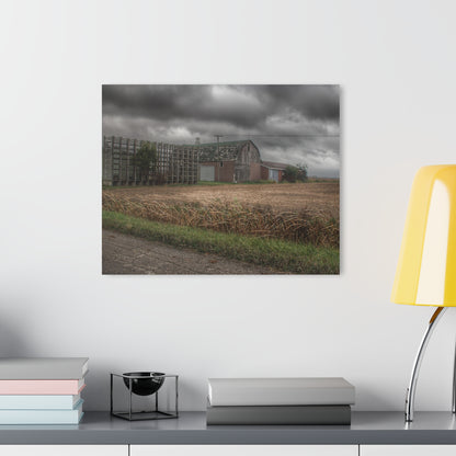 U R There Photography Weaver Road Brown Rustic Farmhouse Acrylic Wall Print