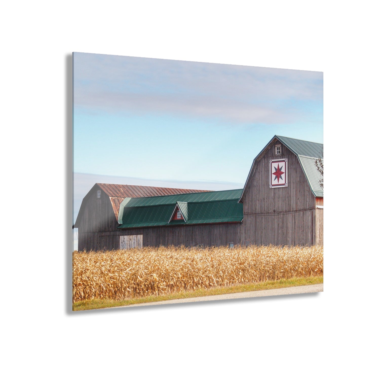 U R There Photography Frankenmuth Greys Rustic Farmhouse Acrylic Wall Print