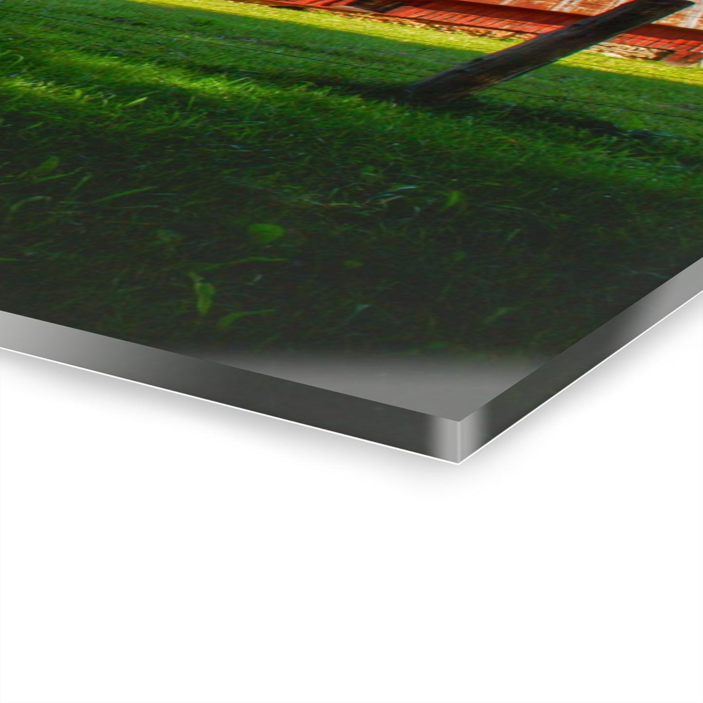 U R There Photography Frances Road Reds II Rustic Farmhouse Acrylic Wall Print