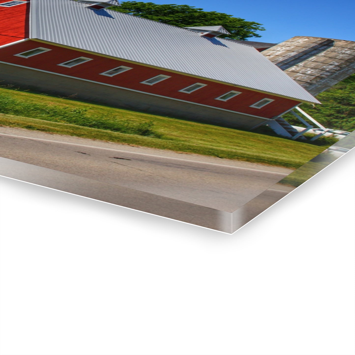 U R There Photography Metamora Red 2020 I Rustic Farmhouse Acrylic Wall Print