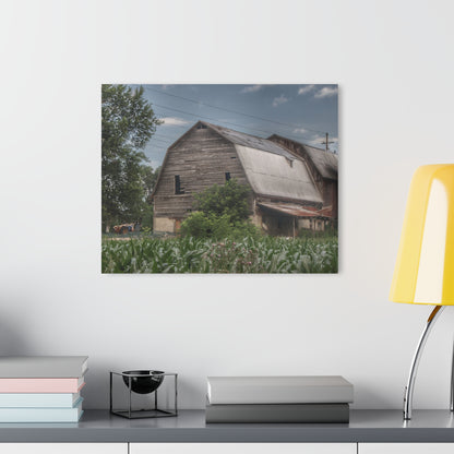 U R There Photography Murphy Lake Road Grey lI Rustic Farmhouse Acrylic Wall Print