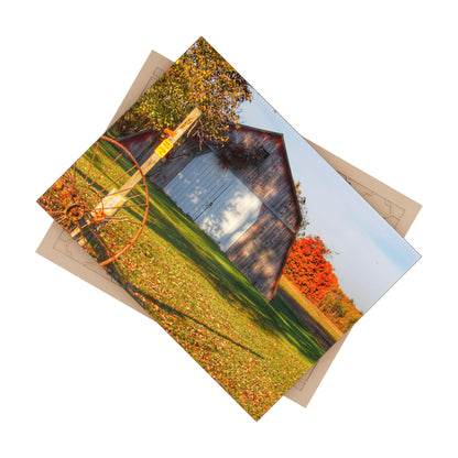 U R There Photography Cade Road Quonset Rustic Farmhouse Decorative Ceramic Tile