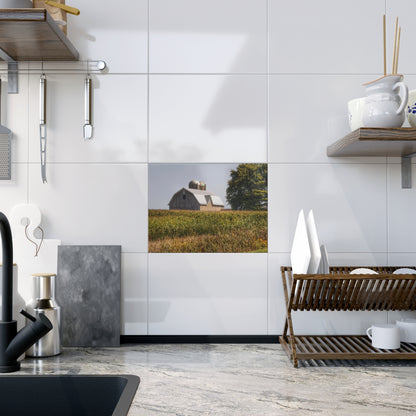 U R There Photography Beyond the September Corn on Swaffer Rustic Farmhouse Decorative Ceramic Tile