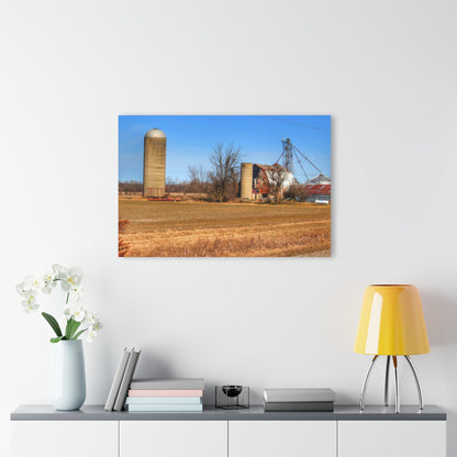 U R There Photography North Cemetery Roads Forgotten Grey Rustic Farmhouse Acrylic Wall Print