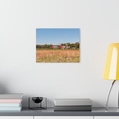 U R There Photography East Millington Road Farm Rustic Farmhouse Acrylic Wall Print