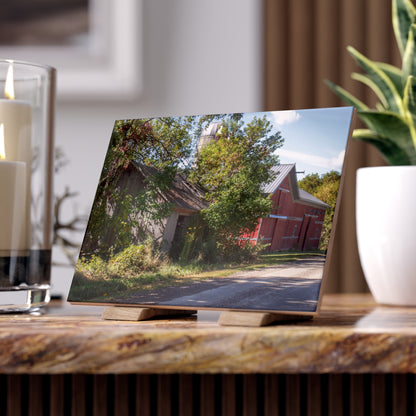 U R There Photography Bordman Roadside Buddies II Rustic Farmhouse Decorative Ceramic Tile