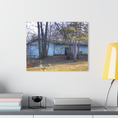 U R There Photography Hickory Lane Grey Rustic Farmhouse Acrylic Wall Print