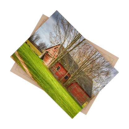 U R There Photography Centerline Shack Rustic Farmhouse Decorative Ceramic Tile