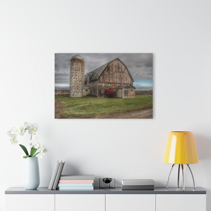 U R There Photography Roedel Road Red Rustic Farmhouse Acrylic Wall Print