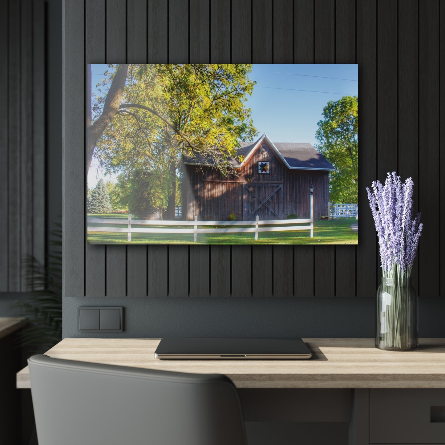 U R There Photography Hunters Creek Quilted I Rustic Farmhouse Acrylic Wall Print