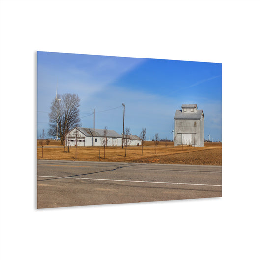 U R There Photography Sebewaing Road Whites Rustic Farmhouse Acrylic Wall Print