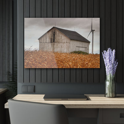 U R There Photography Merry Road Grey Rustic Farmhouse Acrylic Wall Print