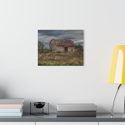 U R There Photography Old Marathon Red Rustic Farmhouse Acrylic Wall Print