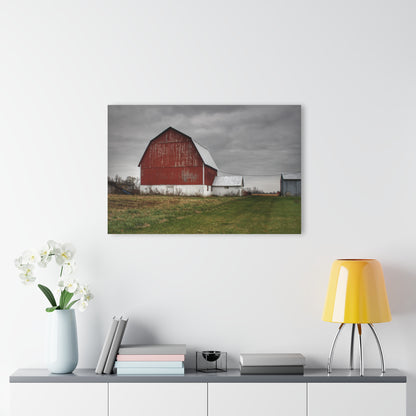 U R There Photography Mills Road Red I Rustic Farmhouse Acrylic Wall Print