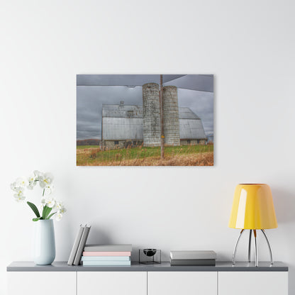 U R There Photography Daley Road Grey II Rustic Farmhouse Acrylic Wall Print