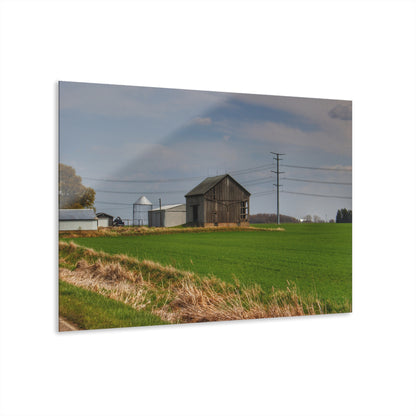 U R There Photography McAlpine Grey Rustic Farmhouse Acrylic Wall Print