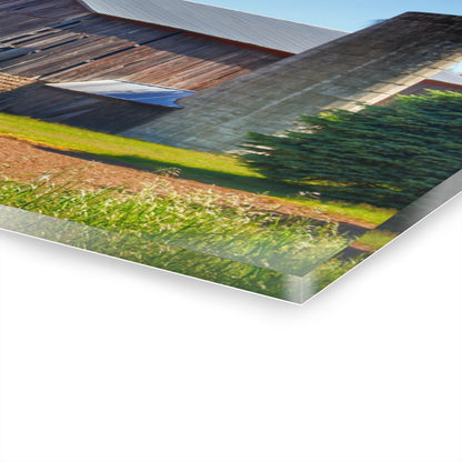 U R There Photography Gilford Grey III Rustic Farmhouse Acrylic Wall Print