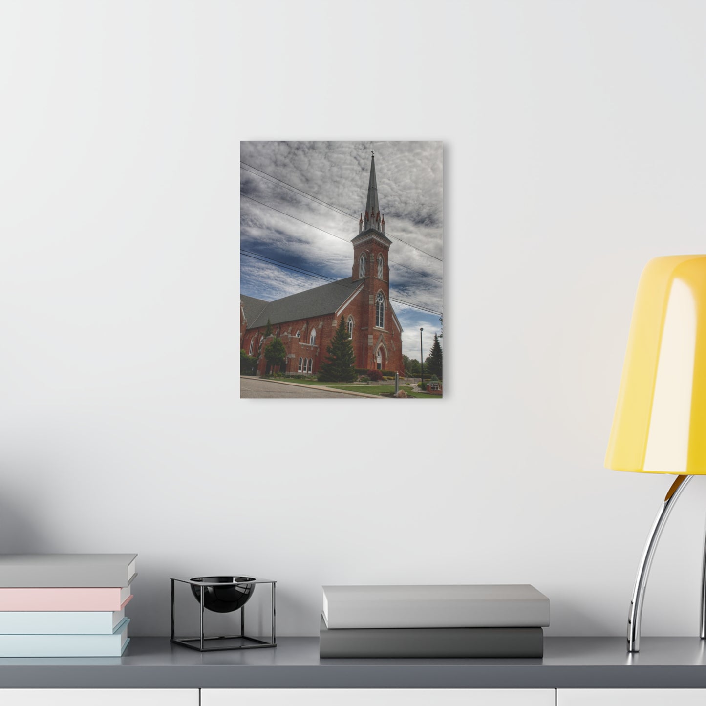 Barn Boutique Modern Farmhouse Acrylic Wall Print| Catholic Church in Frankenmuth