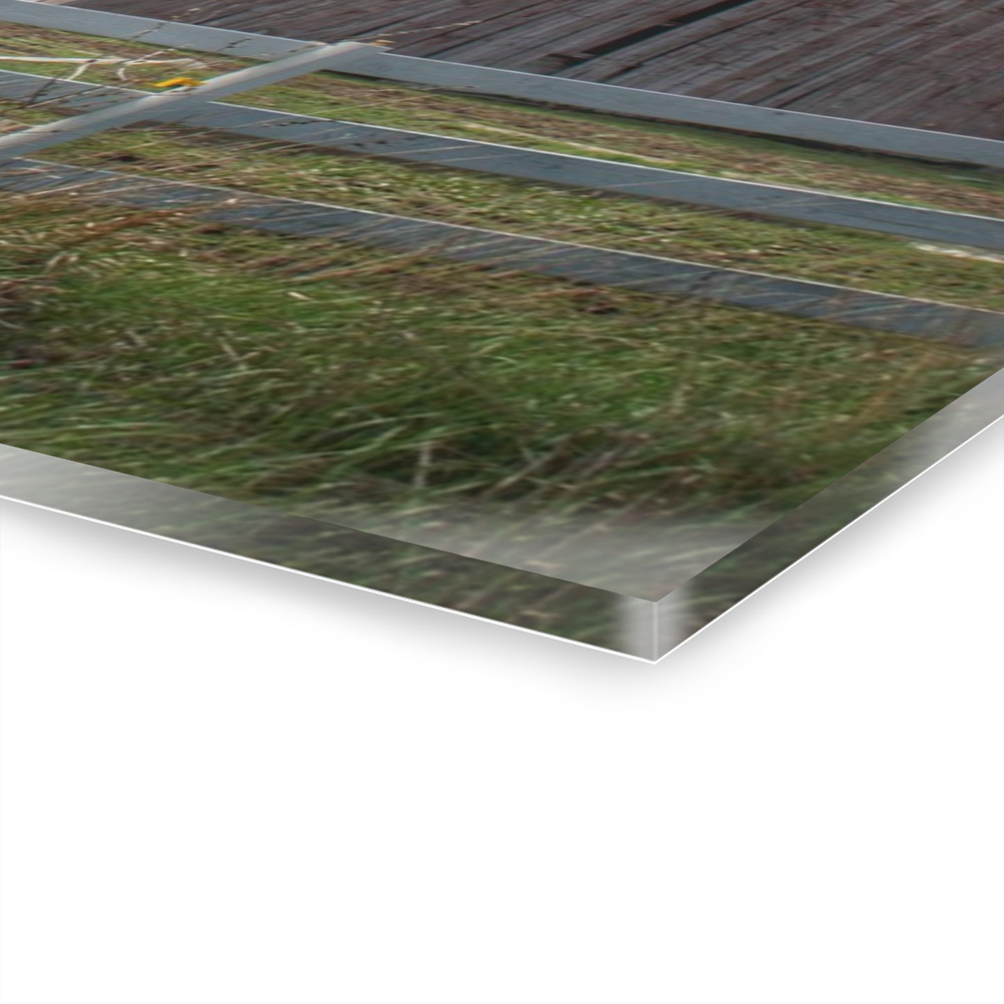 U R There Photography Sandusky Horse Barn Against Fall Skies Rustic Farmhouse Acrylic Wall Print