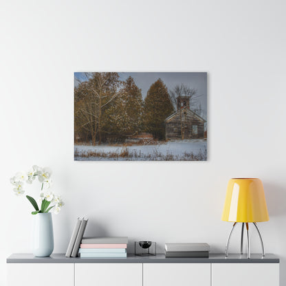 U R There Photography Vermilya Schoolhouse I Rustic Farmhouse Acrylic Wall Print