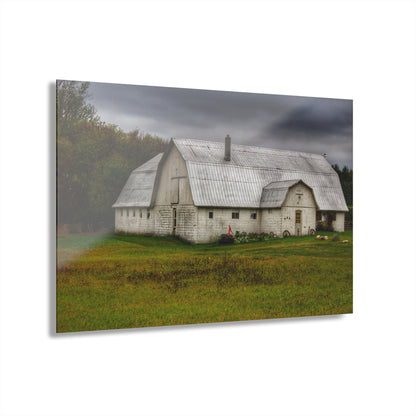 U R There Photography Milliman Road White Rustic Farmhouse Acrylic Wall Print