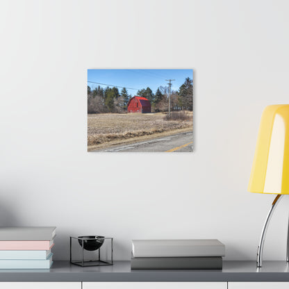 U R There Photography Maple Grove Little Red Rustic Farmhouse Acrylic Wall Print