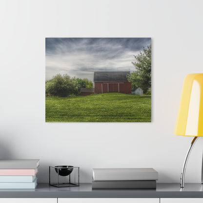 U R There Photography Kings Mill Red I Rustic Farmhouse Acrylic Wall Print