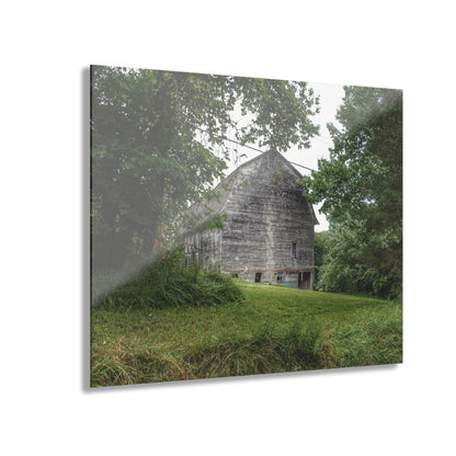 U R There Photography Snell Grey Rustic Farmhouse Acrylic Wall Print