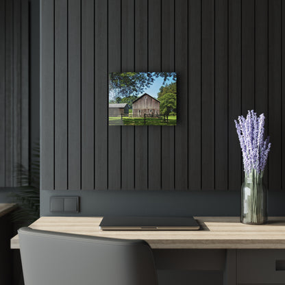 U R There Photography Otisville Grey Rustic Farmhouse Acrylic Wall Print