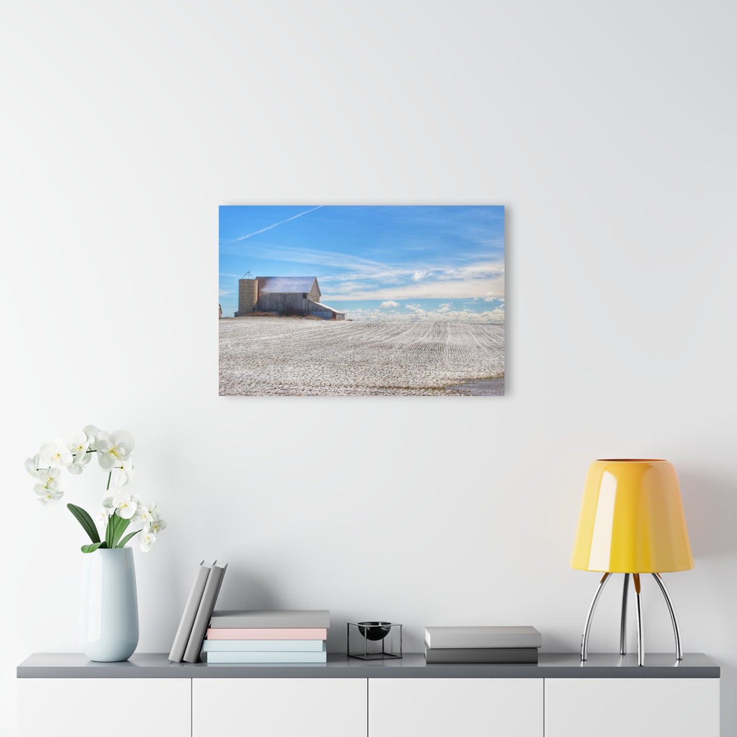 U R There Photography Early Spring Grey II Rustic Farmhouse Acrylic Wall Print