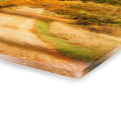 U R There Photography Fall on Murphy Lake II Rustic Farmhouse Acrylic Wall Print