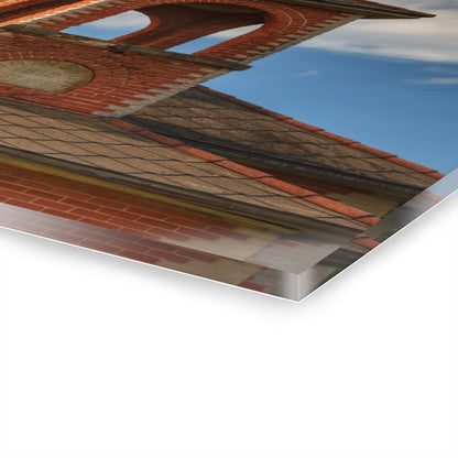 U R There Photography North Grove Road Schoolhouse II Rustic Farmhouse Acrylic Wall Print