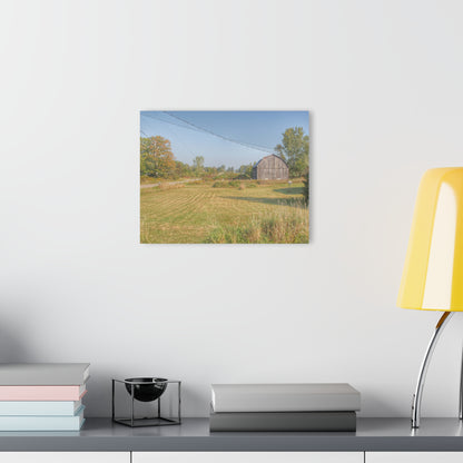 U R There Photography Snover Grey II Rustic Farmhouse Acrylic Wall Print