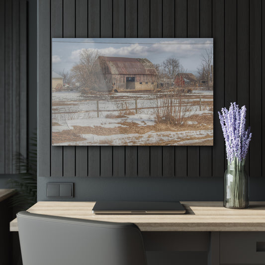 Barn Boutique Modern Farmhouse Acrylic Wall Print| Babcock Road Red