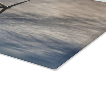 U R There Photography North Gera Road Windmill Rustic Farmhouse Tempered-Glass Cutting Board