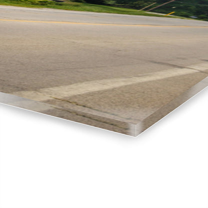 U R There Photography Metamora Red II Rustic Farmhouse Acrylic Wall Print