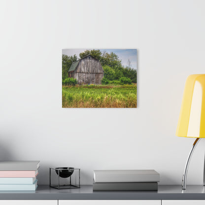 U R There Photography Frankford Road Grey Rustic Farmhouse Acrylic Wall Print