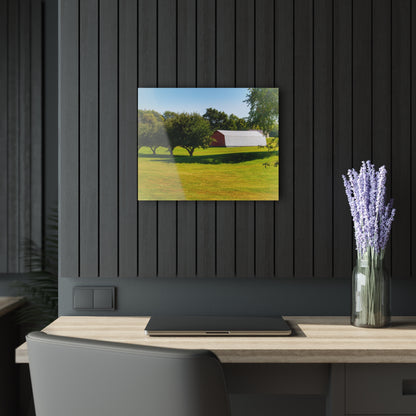 U R There Photography Lake Pleasant Road Hidden Quonset Rustic Farmhouse Acrylic Wall Print