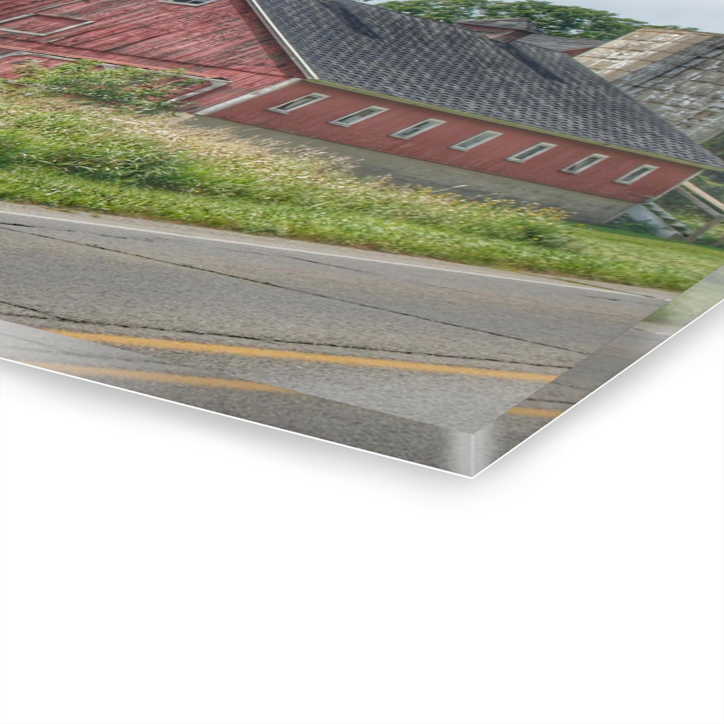 U R There Photography Metamora Red I Rustic Farmhouse Acrylic Wall Print