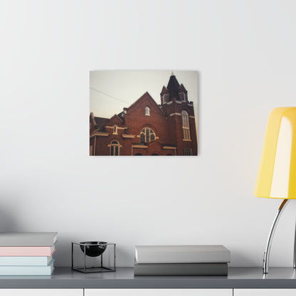 U R There Photography Brown City Methodist Church Rustic Farmhouse Acrylic Wall Print