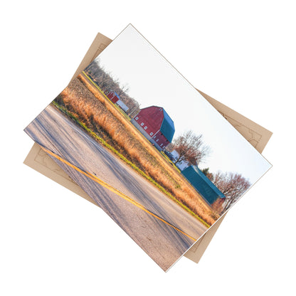 Baldwin Barn Brothers II Rustic Farmhouse Decorative Ceramic Tile