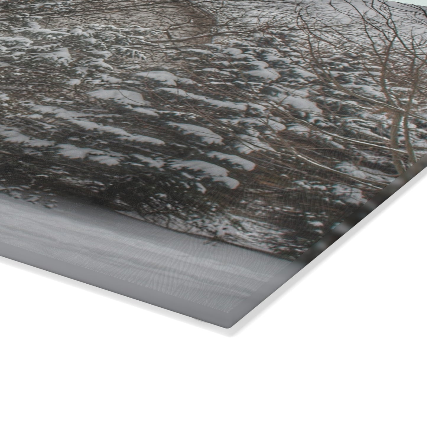 U R There Photography Hidden in Oxford I Rustic Farmhouse Tempered-Glass Cutting Board