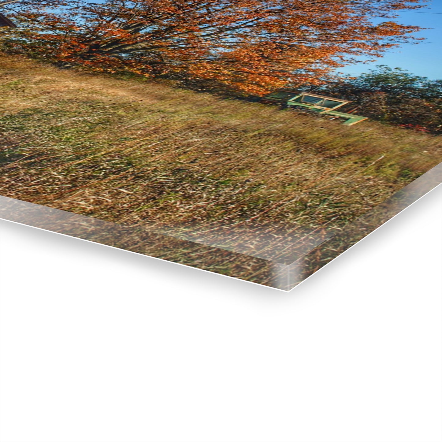 U R There Photography Clothier Road Grey Rustic Farmhouse Acrylic Wall Print