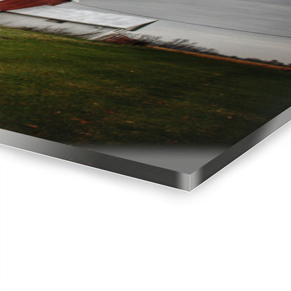 U R There Photography Mills Road Red II Rustic Farmhouse Acrylic Wall Print